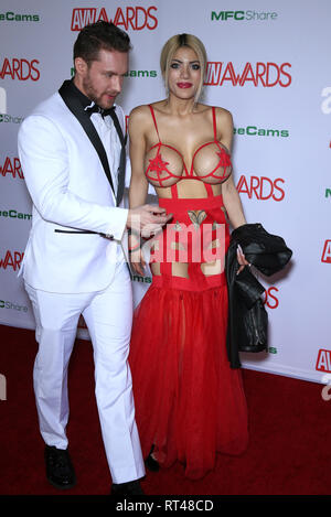 2019 AVN Awards Red Carpet les arrivées à l'intérieur du Hard Rock Hotel and Casino comprend : Ambre Alena Où : Las Vegas, Nevada, United States Quand : 27 Jan 2019 Credit : Judy Eddy/WENN.com Banque D'Images