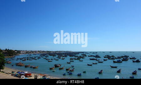 Port de Mui Ne au Vietnam Banque D'Images