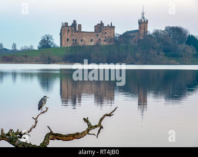 Le Palais de Linlithgow, West Lothian, lieu de naissance de Marie, Reine des Écossais. Banque D'Images