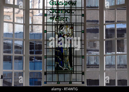 Le tourisme culturel : la Glasgow School of Art, Écosse, Royaume-Uni Banque D'Images