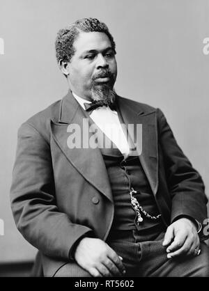 Portrait de Robert Smalls, un esclave africain-américain qui s'est échappé à la liberté. Banque D'Images