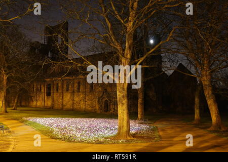 Kirkstall Abbey à Leeds Banque D'Images