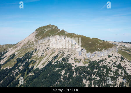 Autriche, Vorarlberg, Alpes, vallée de l'Allgaeu Kleinwalser, Hoher Ifen, vue à partir de la France Banque D'Images