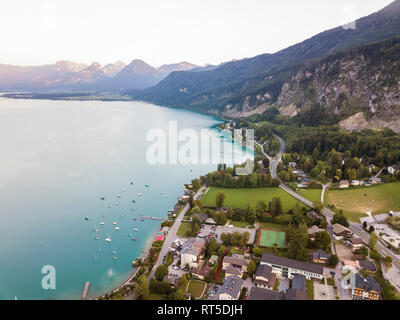 L'Autriche, l'état de Salzbourg, Sankt Gilgen à Wolfgangsee Banque D'Images