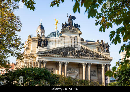 Allemagne, Dresde, en vue de l'académie des beaux-arts Banque D'Images