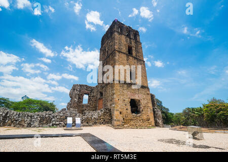 Panama, Panama Viejo, vue des ruines Banque D'Images