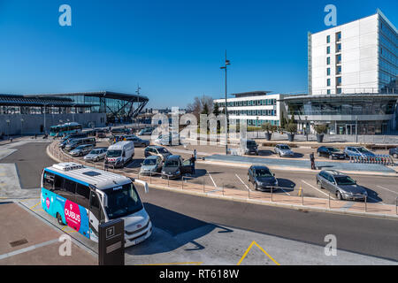 L'aéroport international de Lyon-Saint-Exupéry, Lyon Satolas Banque D'Images