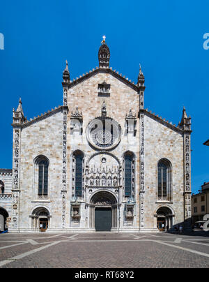 L'Italie, Lombardie, Côme, la cathédrale Santa Maria Maggiore Banque D'Images