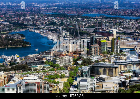 L'Australie, New South Wales, Sydney, city view Banque D'Images