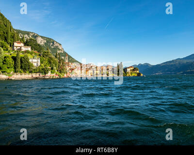 L'Italie, Lombardie, Varenna, Lac de Côme Banque D'Images