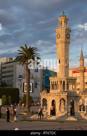 L'Asie, la Turquie, Izmir, tour de l'horloge Banque D'Images