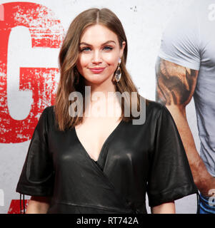 Ksenija Lukich assiste à la première de se battre avec ma famille et pour l'événement Cinémas George Street. Banque D'Images