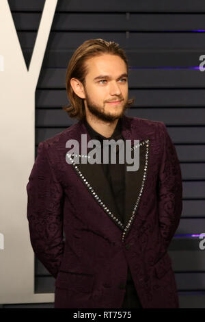 Los Angeles, USA. Feb 24, 2019. LOS ANGELES - jan 24 : Zedd au 2019 Vanity Fair Oscar Party sur la Wallis Annenberg Center for the Performing Arts le 24 février 2019 à Beverly Hills, le Crédit : Kay Blake/ZUMA/Alamy Fil Live News Banque D'Images