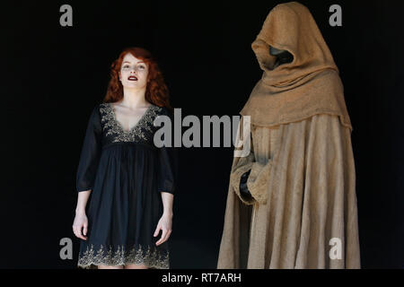 Rome, Italie. 28 Février, 2019. Camilla Diana Rome le 28 février 2019. Photocall lors de la première mondiale de la série tv RAI Le nom de la Rose (il nome della Rosa). Foto Samantha Insidefoto Zucchi Banque D'Images