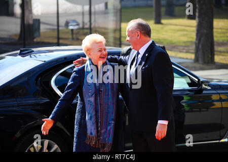 Kosice, Slovaquie, le 28 février 2019 Sommet de Bucarest, 9 Crédit : Lidia/Mukhamadeeva Alamy Live News Banque D'Images