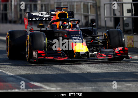 Barcelone, Espagne. 28 Février, 2019. # 10 Pierre Gasly, Aston Martin Red Bull Racing Honda. Montmelo Barcelone 28/02/2019 Circuit de Formule 1 Test 2019 Federico Basile / Insidefoto Photo Credit : insidefoto srl/Alamy Live News Banque D'Images