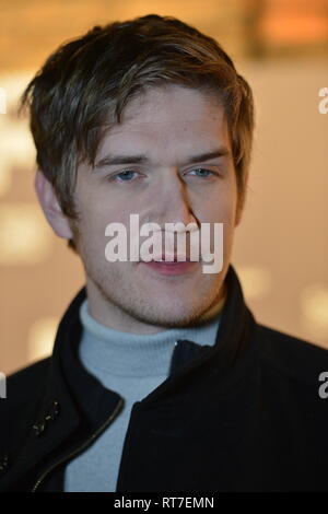 Glasgow, Ecosse, Royaume-Uni. 28 Février, 2019. Directeur de film - Bo Burnham au Premier Ministre de l'Écossais, 8e année, en dehors de la Glasgow Film Theatre. Crédit : Colin Fisher/Alamy Live News Banque D'Images