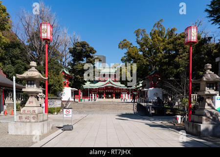 Tomioka Hachimangu, Koto-Ku, Tokyo, Japon Banque D'Images