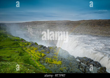 Cascade de Dettifoss dans le parc national du Vatnajökull, Islande Banque D'Images