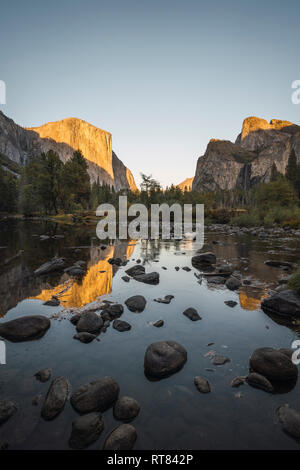 États-unis, Californie, Yosemite National Park, Yosemite Valley Banque D'Images