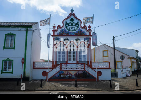 Portugal, Azores, île de Terceira, Vila Sao Sebastiao, Imperio do Espirito Santo de Sao Sebastiao Banque D'Images