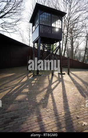 Les camp de concentration durant la Seconde Guerre mondiale d'Amersfoort, Pays-Bas Banque D'Images