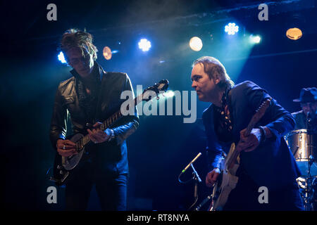 Barcelone, Espagne. 30 janvier, 2019. Les concerts de Chuck Prophet & Charlie Sexton dans le Razzmatazz. Photographe : © Aitor Rodero. Banque D'Images