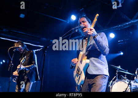 Barcelone, Espagne. 30 janvier, 2019. Les concerts de Chuck Prophet & Charlie Sexton dans le Razzmatazz. Photographe : © Aitor Rodero. Banque D'Images