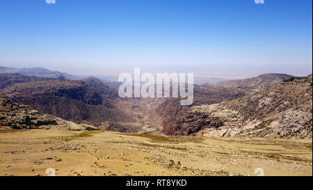 Parc Naturel de Dana en Jordanie Banque D'Images