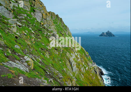 Little Skellig de Skellig Michael, Îles Skelling, comté de Kerry, Irlande, Europe Banque D'Images