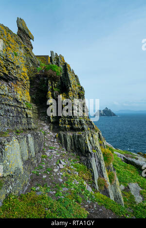 Little Skellig de Skellig Michael, Îles Skelling, comté de Kerry, Irlande, Europe Banque D'Images