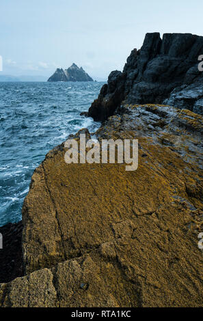 Little Skellig de Skellig Michael, Îles Skelling, comté de Kerry, Irlande, Europe Banque D'Images