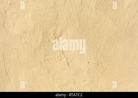 La texture de fond. Mur de béton fissuré couverts par la surface de ciment gris. Banque D'Images