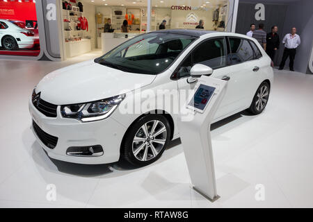 Genève, SUISSE - Le 4 mars 2015 : Citroën C4 sur l'affichage à la 85e International Salon Automobile de Genève à Palexpo, Genève. Banque D'Images