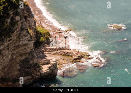 Paysage de Vico Equense péninsule de Sorrente, dans la province de Naples, Italie Banque D'Images