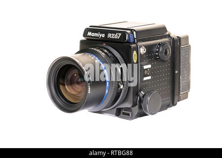 Mamiya RZ67, appareil-photo de film de format moyen Banque D'Images