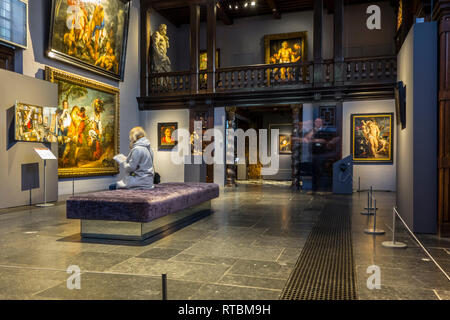Rubenshuis / Rubens' House Museum, ancienne maison et studio de Peter Paul Rubens (1577-1640) à Anvers, Flandre orientale, Belgique Banque D'Images