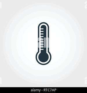 L'icône de mesure de température à partir de la collection d'icônes de mesure. L'élément de mesure de température de conception créative. Web design, applications, l'utilisation d'un logiciel Illustration de Vecteur