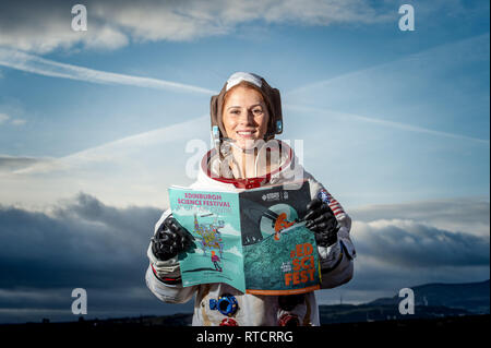 Crédit photo: Ian Georgeson Edinburgh Science Festival lance son programme 2019. Prêt pour le lancement ! De l'espace extra-atmosphérique à la se Banque D'Images