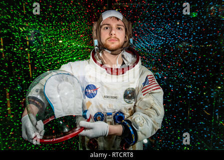 Crédit photo: Ian Georgeson Edinburgh Science Festival lance son programme 2019. Prêt pour le lancement ! De l'espace extra-atmosphérique à la se Banque D'Images