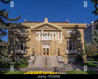 Memorial Public Library à Calgary (Alberta) Canada. Memorial Public Library est l'une des plus anciennes de Calgary et de la bibliothèque est situé dans Memorial Park, downto Banque D'Images