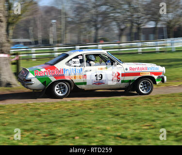 Mick Strafford, Chevrolet Firenza Can Am, la race, l'étape de rallye rétro, Dimanche 24 Février, 2019, rétro, nostalgie, sport, voitures, véhicules, course, c Banque D'Images