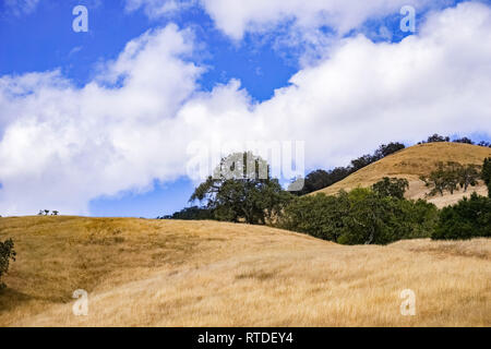 L'évolution des conditions météorologiques au début d'octobre dans Henry W. Coe Park State Park, Californie Banque D'Images