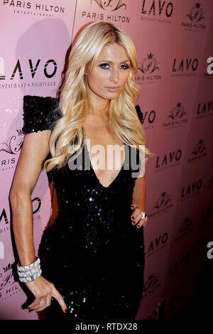 New York, USA. 17 févr., 2011. Paris Hilton au Jeudi, Mai 17, 2011 30e anniversaire pour Paris Hilton chez Lavo à New York, USA. Crédit : Steve Mack/S.D. Mack Photos/Alamy Banque D'Images