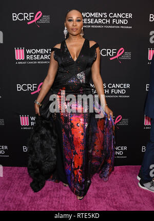 Beverly Hills, Californie, États-Unis. 28 février 2019. 28 février 2019 - Beverly Hills, Californie - Cynthia Bailey. Le Women's cancer Research Fund a organisé une soirée inoubliable au Beverly Wilshire four Seasons Hotel. Crédit photo : Birdie Thompson/AdMedia Banque D'Images