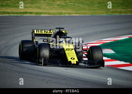 Barcelone, Espagne. 06Th Mars, 2019. Circuit de Barcelona-Catalunya, Barcelone, Espagne. 1er mars 2019. Les essais de Formule 1 Jour 8 ; de Nico Hülkenberg Renault l'équipe pendant le test d'hiver sur le circuit de Catalunya : Action Crédit Plus Sport/Alamy Live News Banque D'Images