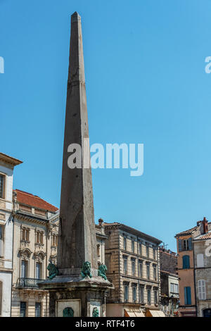 Place de la République à Arles, France Banque D'Images