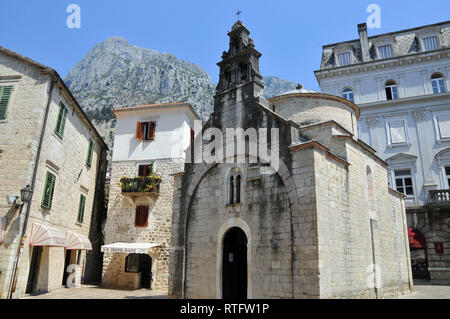 St Luke's Church, dans la vieille ville de Kotor, Monténégro,, Crna Gora, Europe, UNESCO World Heritage Site Banque D'Images