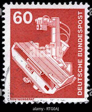 Timbre-poste de la République fédérale d'Allemagne dans l'industrie et de la technologie 1975-1982 Vous y trouverez série émise en 1978 Banque D'Images