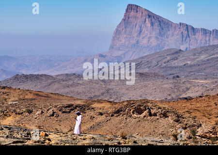 Sultanat d'Oman, Ad-Dakhiliyah Région, Jebel Shams Banque D'Images